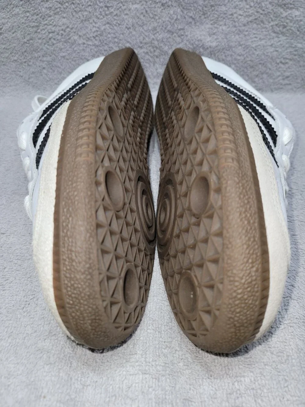 Adidas Samba OG Sneakers IG9030 White/Black Brown Gum Sole Women's/Ladies Size 7